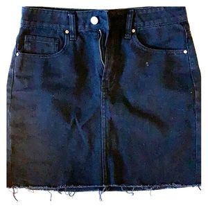 Pacsun Black Jean skirt
